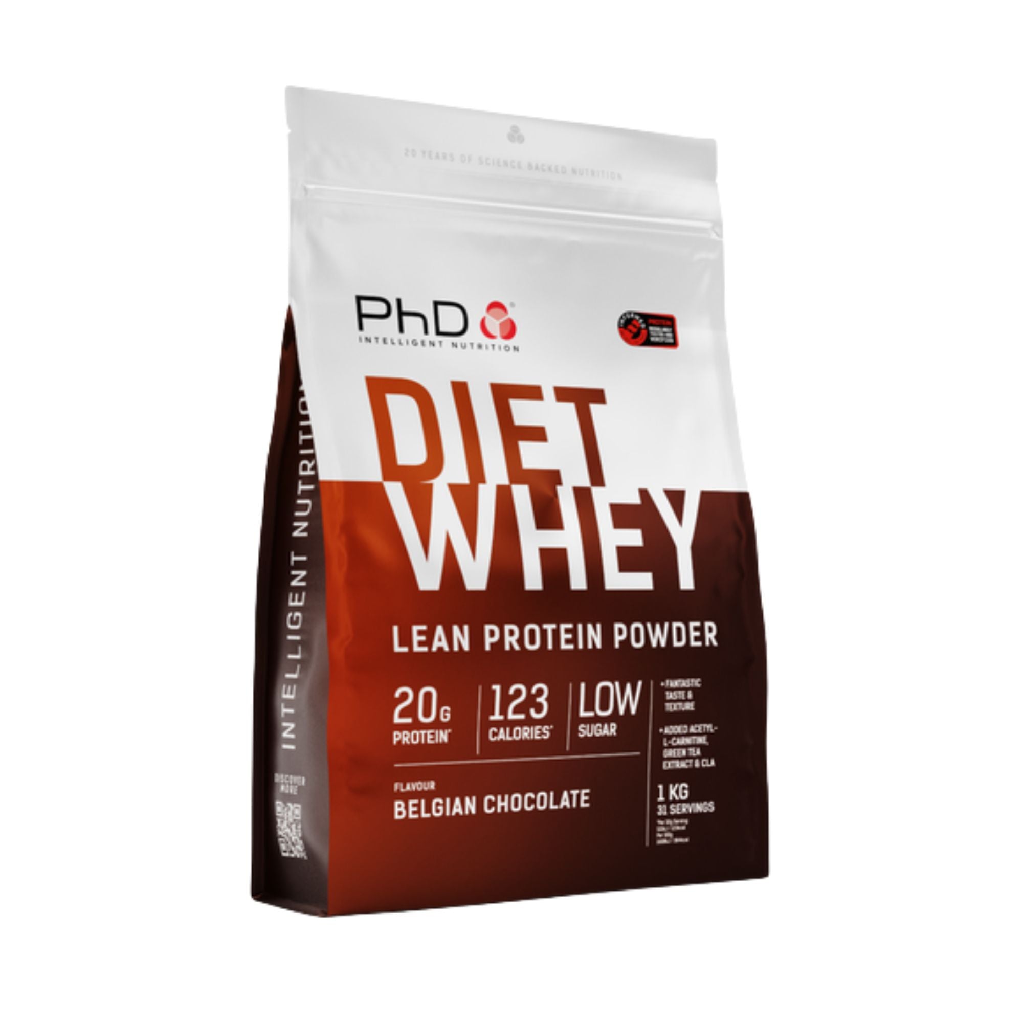 PHD DIET WHEY PROTEIN POWDER 1KG BELGIAN CHOCOLATE | BUY 2 GET 1 FREE