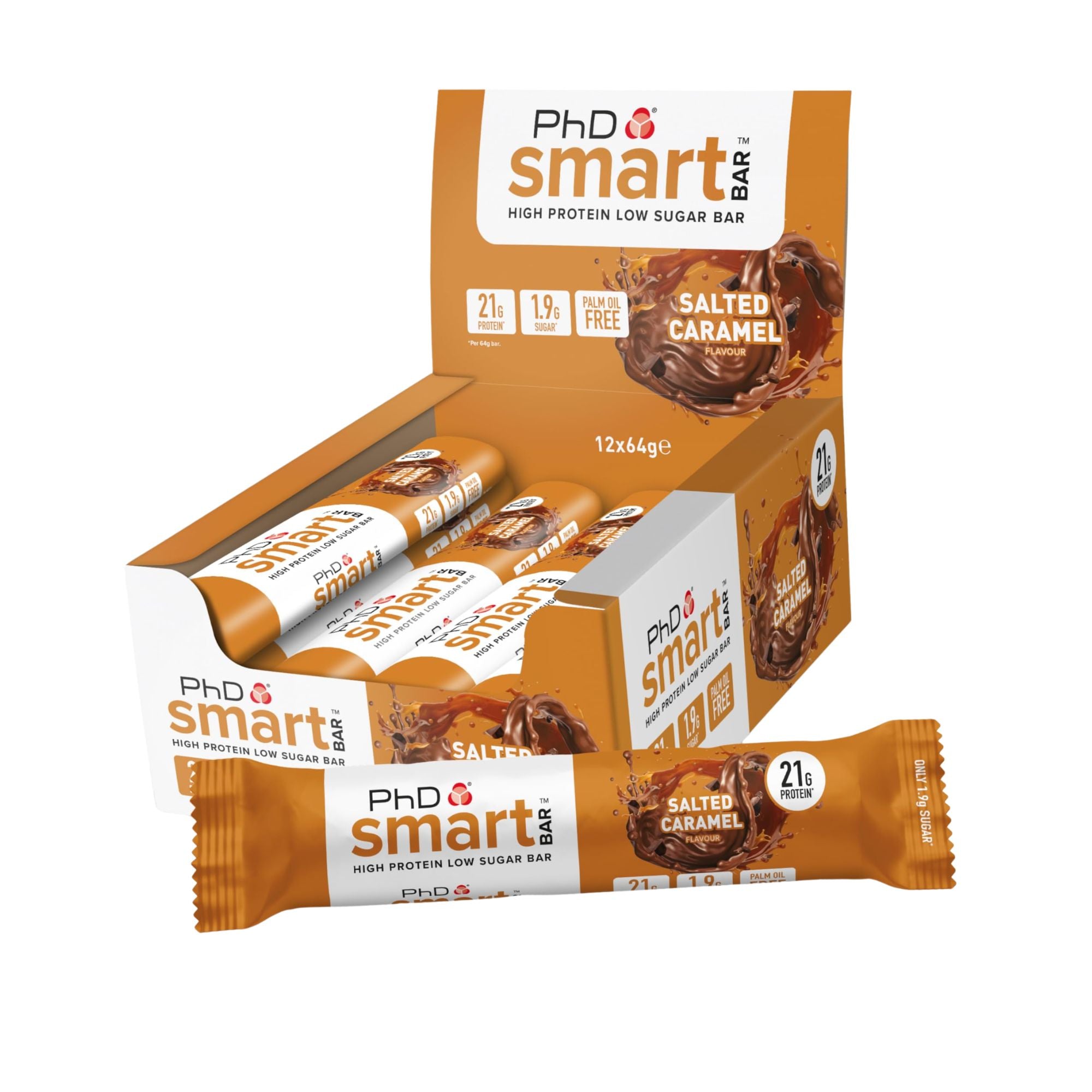 PHD SMART BAR - SALTED CARAMEL
