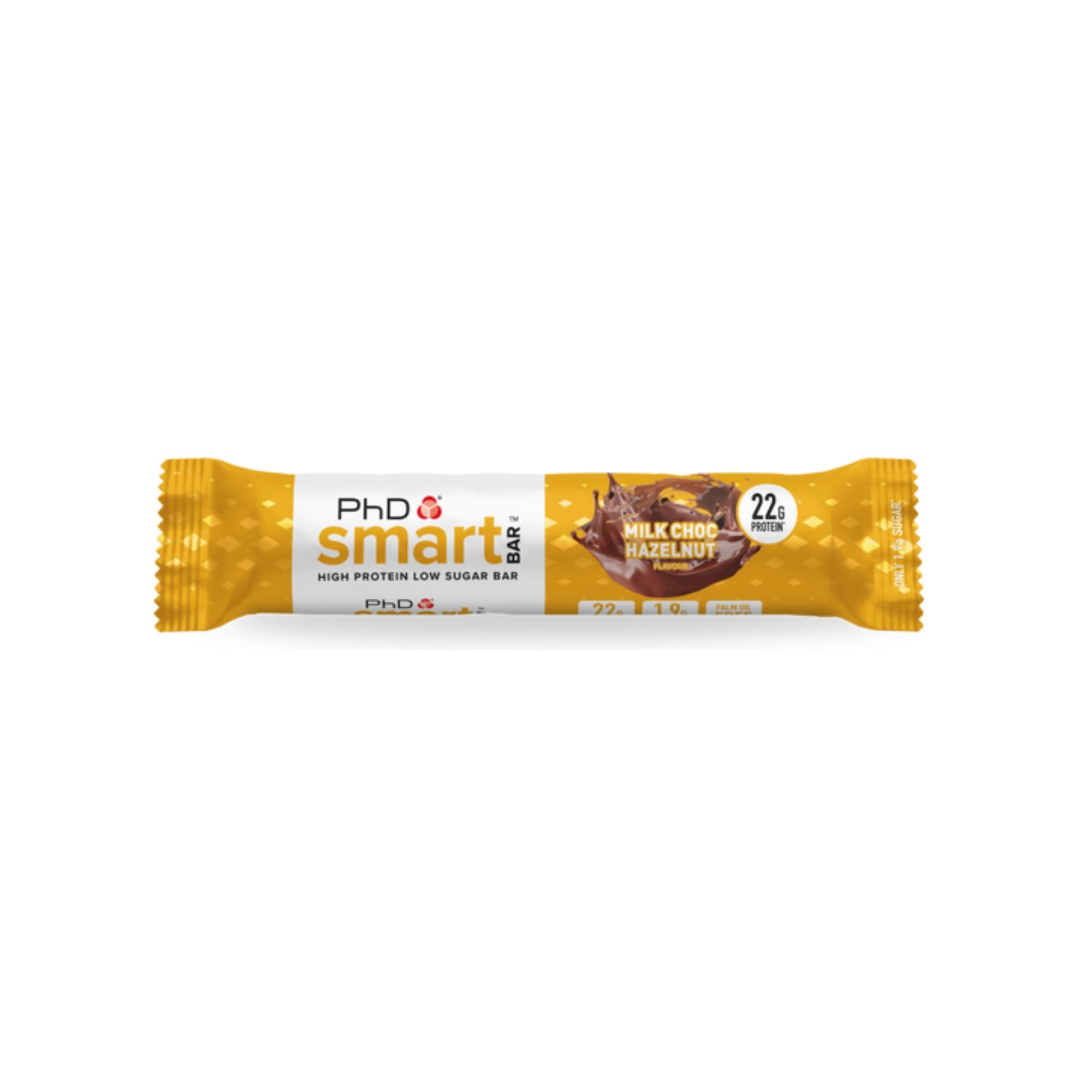 PHD SMART BAR - MILK CHOC HAZELNUT | BUY 24 FOR €1.50 EACH