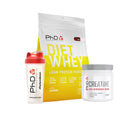 DIET WHEY 1KG BUNDLE | PHD CREATINE + SHAKER INCLUDED FOR €0.99c
