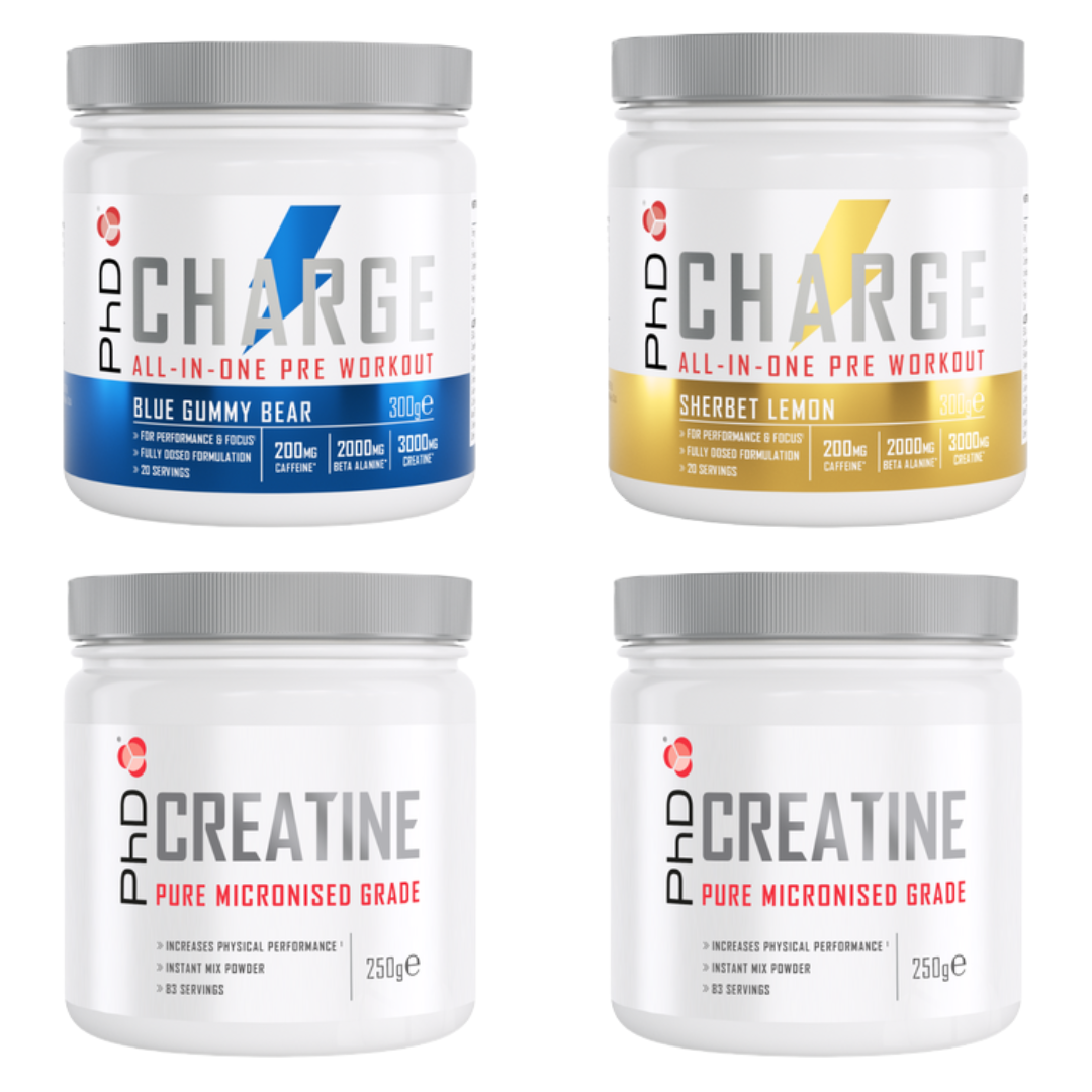 2x PhD Charge + 2x PhD Creatine Bundle