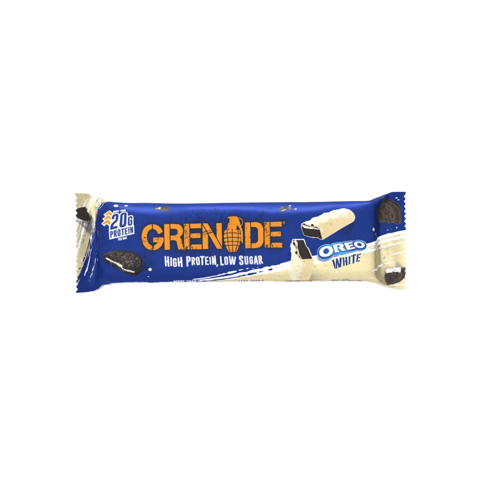 GRENADE BAR - OREO WHITE | BUY 12 FOR €2.65 EACH