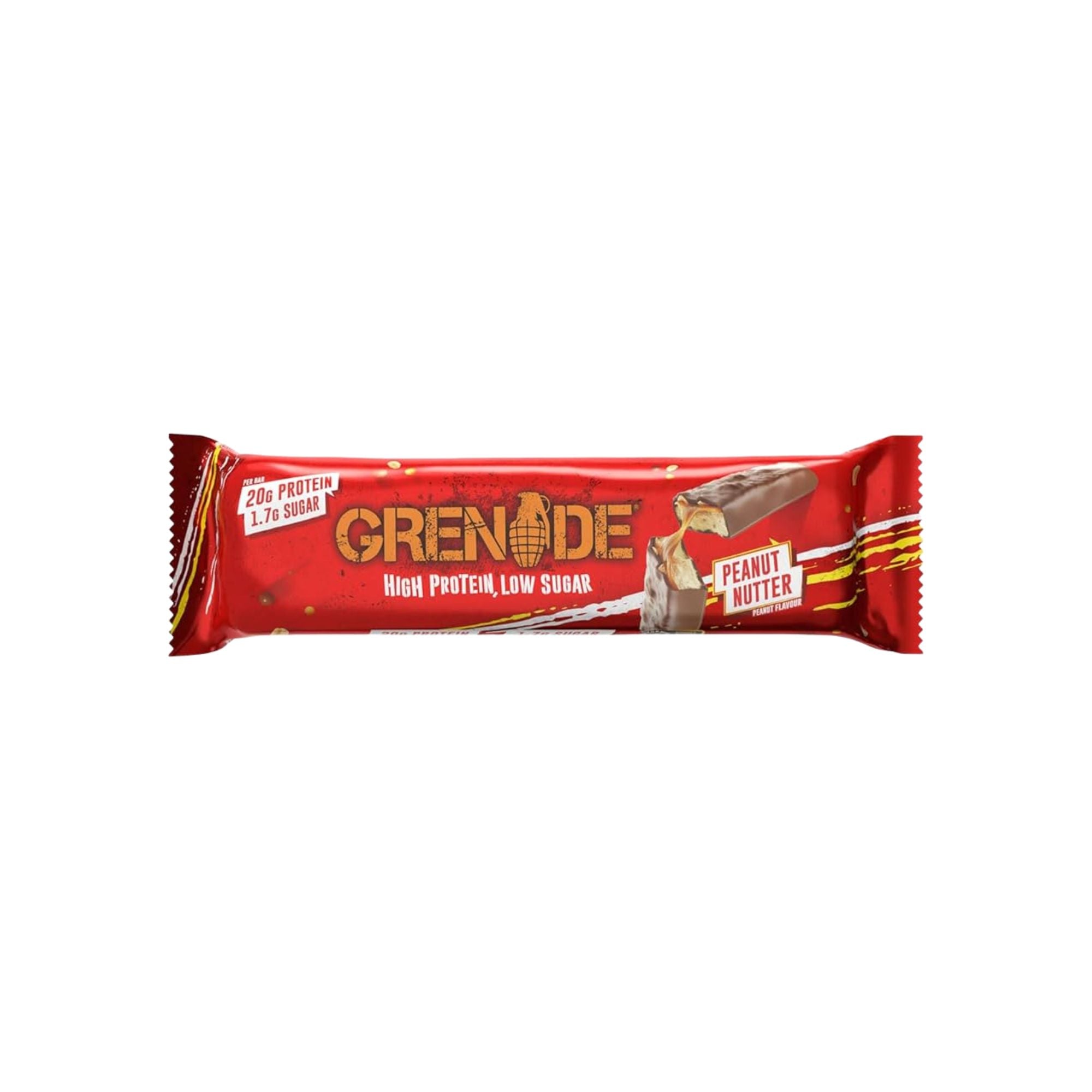 GRENADE BAR - PEANUT NUTTER | BUY 12 FOR €2.65 EACH