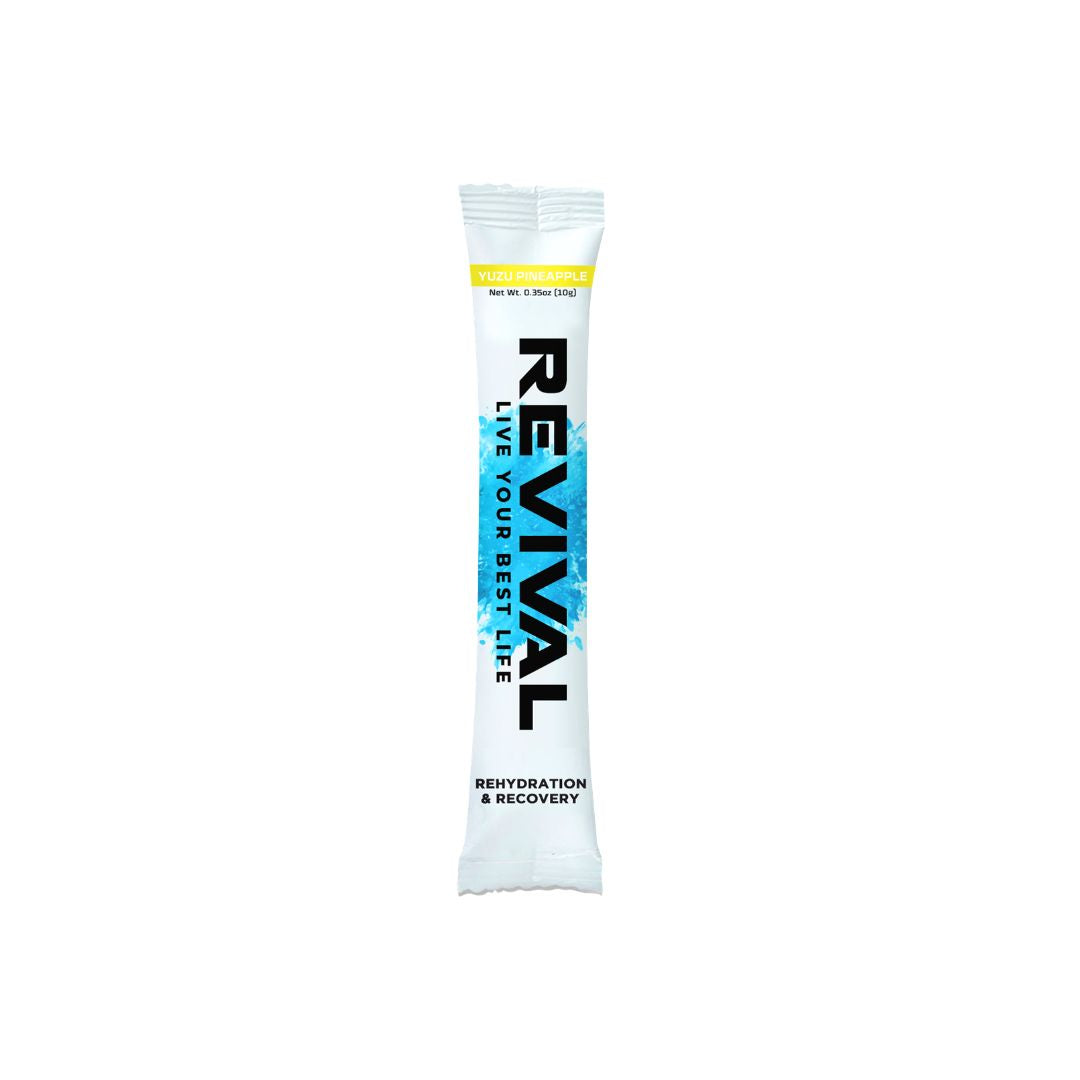 REVIVAL ELECTROLYTE DRINK MIX 10G | YUZU & PINEAPPLE - Bulk Savings: 12 for €0.90/each | 24 for €0.80/each