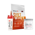 DIET WHEY 1KG BUNDLE | PHD CREATINE + SHAKER INCLUDED FOR €0.99c