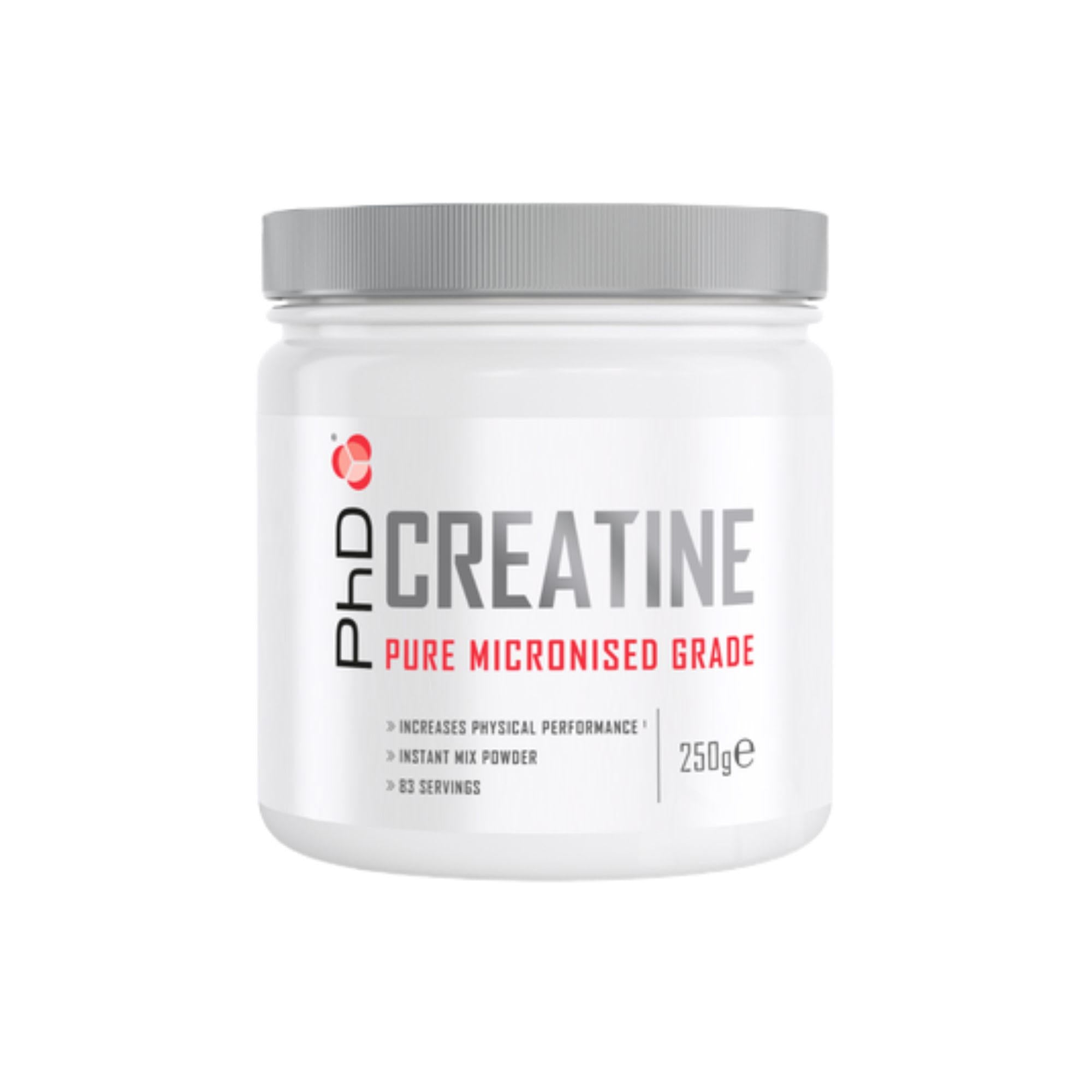 PHD MICRONISED CREATINE MONOHYDRATE 250G | PURE CREATINE POWDER