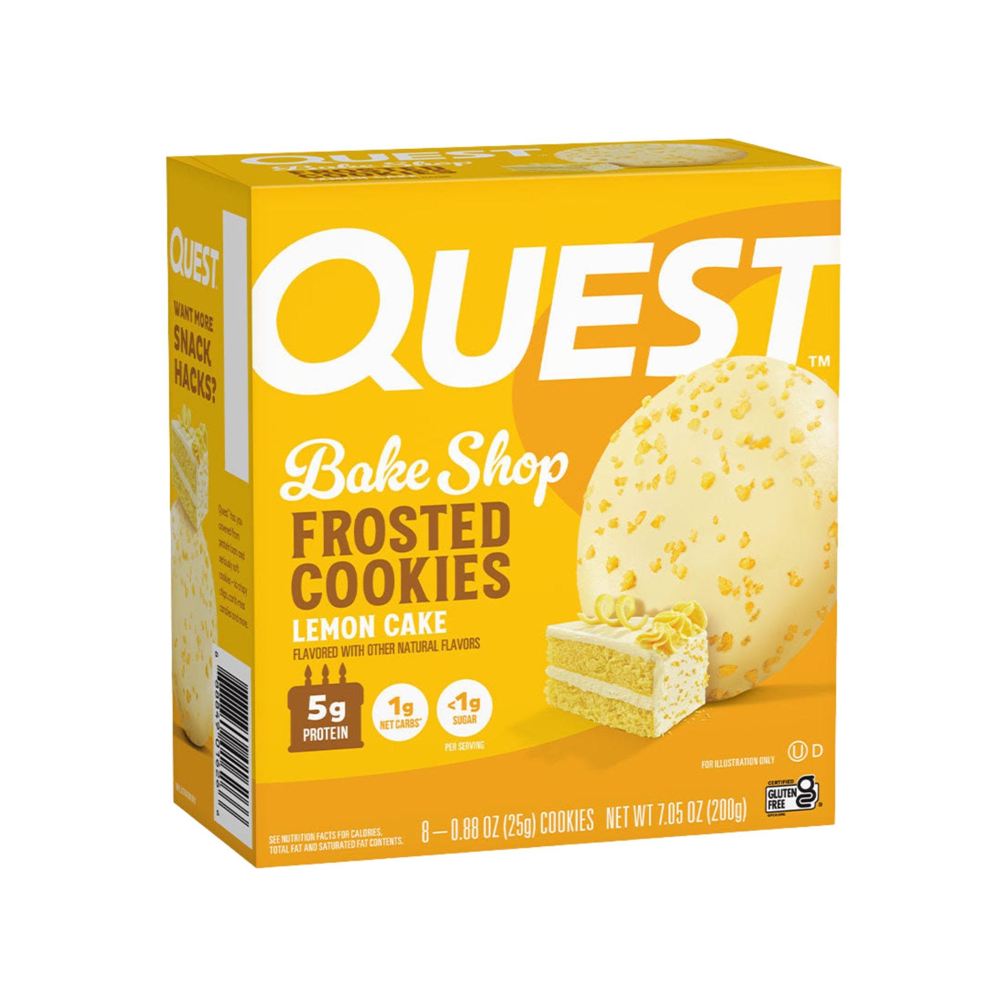 QUEST BAKE SHOP - FROSTED COOKIES 200G | LEMON CAKE