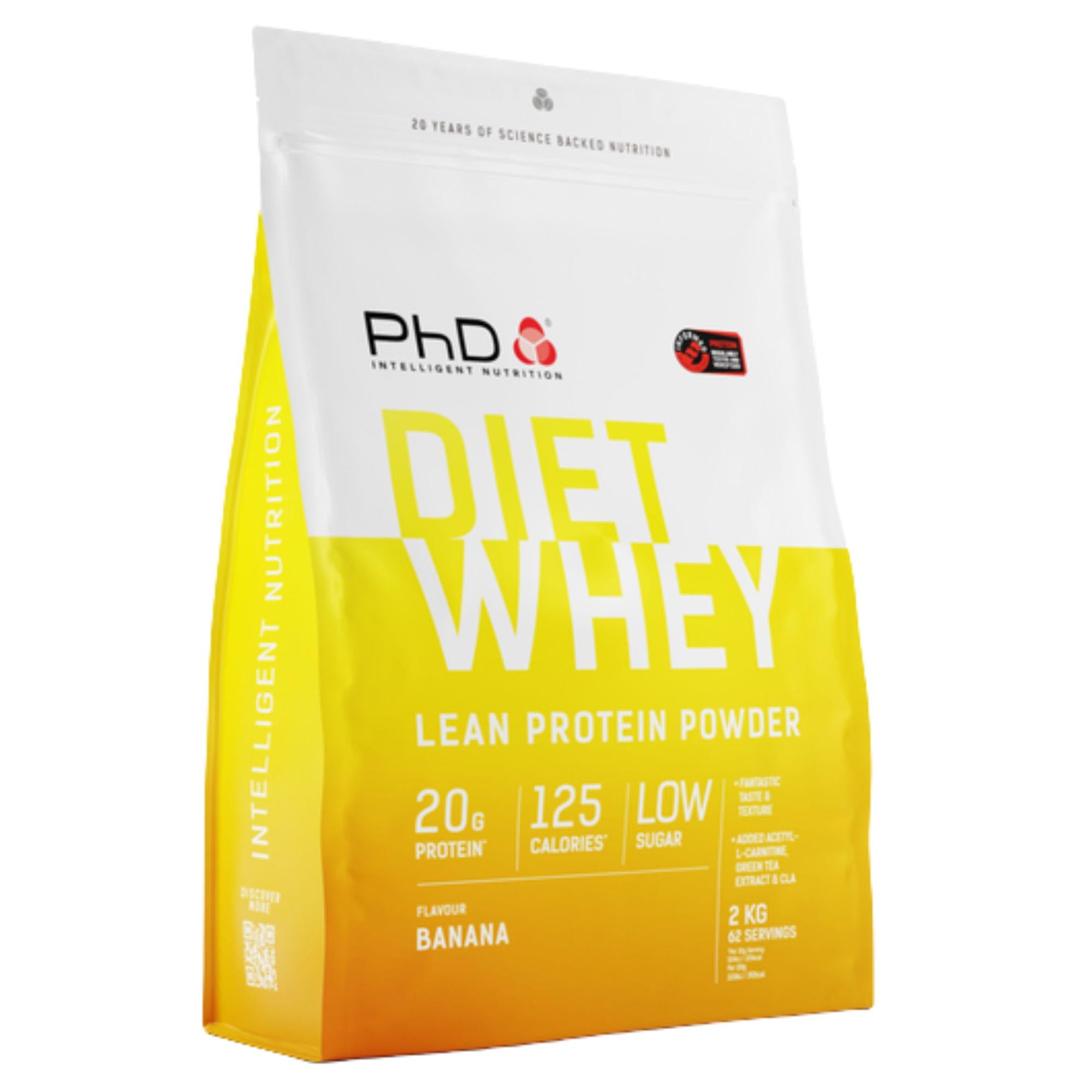 PHD DIET WHEY PROTEIN POWDER 2KG BANANA